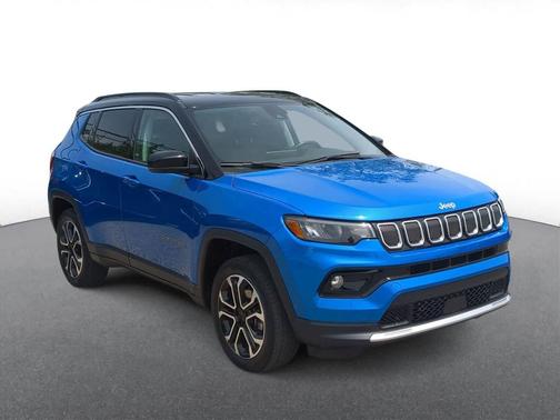 Laser Blue Pearlcoat 2022 Jeep Compass Limited