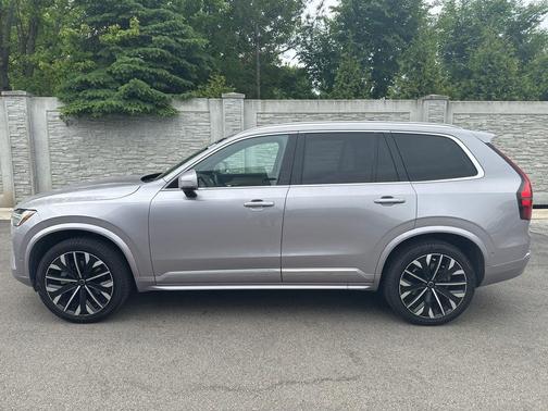 Gray 2026 Volvo XC90 Plus, B6 AWD Gas (mild hybrid), Gasoline, Bright, 7 Seats