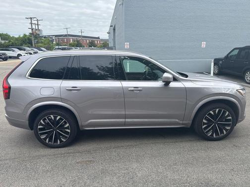 Gray 2026 Volvo XC90 Plus, B6 AWD Gas (mild hybrid), Gasoline, Bright, 7 Seats