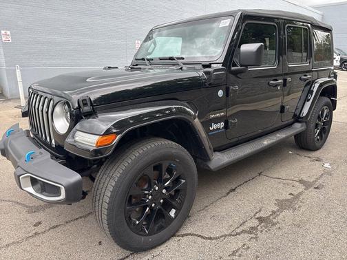 Black Clearcoat 2023 Jeep Wrangler 4xe Sahara