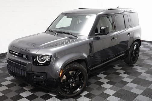 Carpathian Grey Premium Metallic 2025 Land Rover Defender 110 P400 X-Dynamic SE