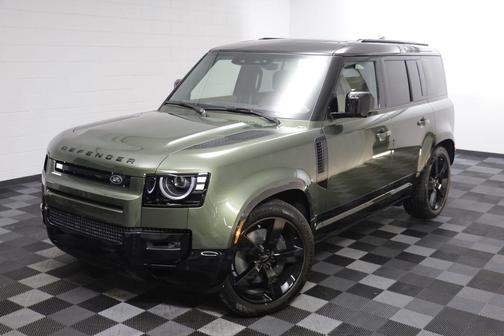 Woolstone Green Metallic 2026 Land Rover Defender X-Dynamic SE