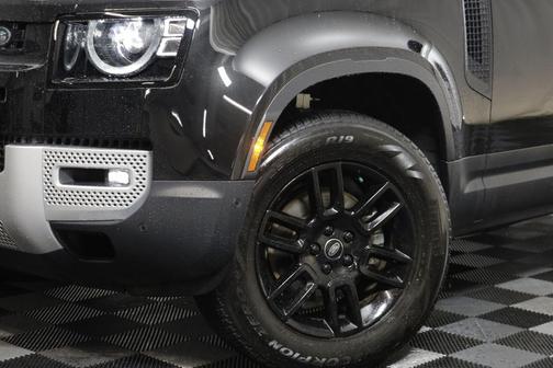 Santorini Black Metallic 2023 Land Rover Defender 110 S