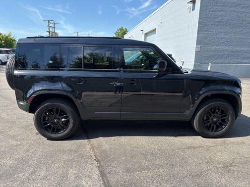 Santorini Black Metallic 2023 Land Rover Defender 110 S