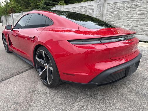 Carmine Red 2020 Porsche Taycan 4S