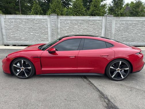 Carmine Red 2020 Porsche Taycan 4S