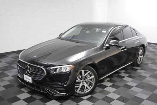 Black 2025 Mercedes-Benz E-Class 4MATIC