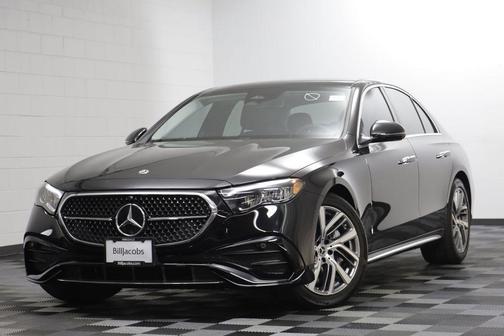 Black 2025 Mercedes-Benz E-Class 4MATIC