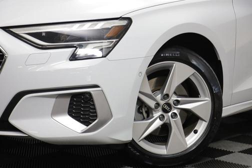 Glacier White Metallic 2023 Audi A3 Premium