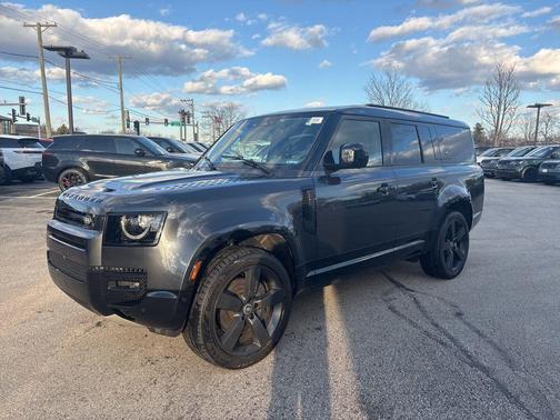 Santorini Black Metallic 2024 Land Rover Defender 130 P400 X-Dynamic SE