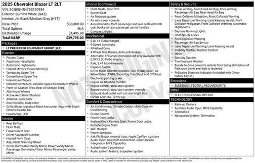 2025 Chevrolet Blazer LT