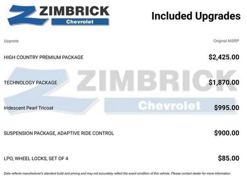 2022 Chevrolet Silverado 1500 High Country