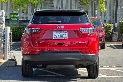 Red 2025 Jeep Compass Limited