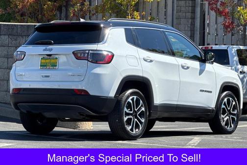 Bright White Clearcoat 2024 Jeep Compass Limited