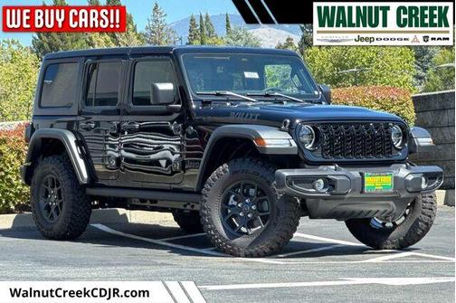 Black 2026 Jeep Wrangler Sport