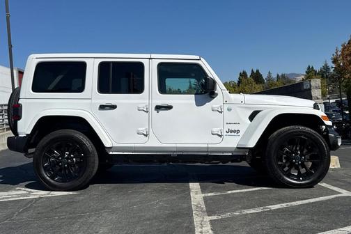 Bright White Clearcoat 2024 Jeep Wrangler 4xe Sahara