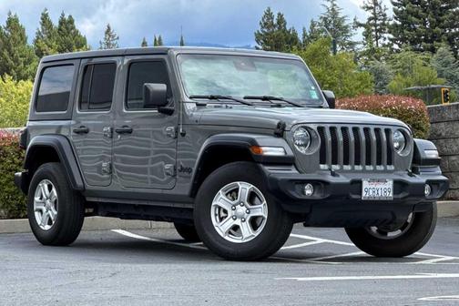 Gray 2022 Jeep Wrangler Unlimited Sport