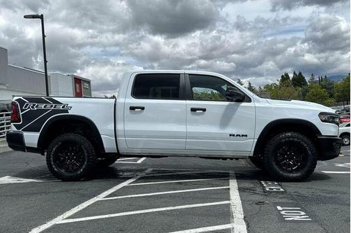 Bright White Clearcoat 2025 RAM 1500 Rebel