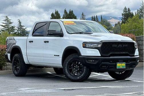 Bright White Clearcoat 2025 RAM 1500 Rebel