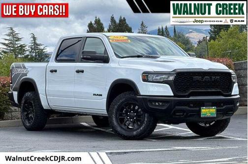 Bright White Clearcoat 2025 RAM 1500 Rebel