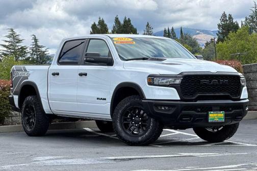Bright White Clearcoat 2025 RAM 1500 Rebel