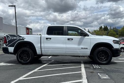 Bright White Clearcoat 2025 RAM 1500 Rebel