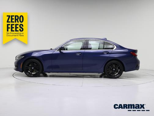Blue 2021 BMW 330 I