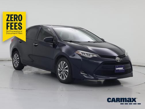 Blue 2017 Toyota Corolla XLE