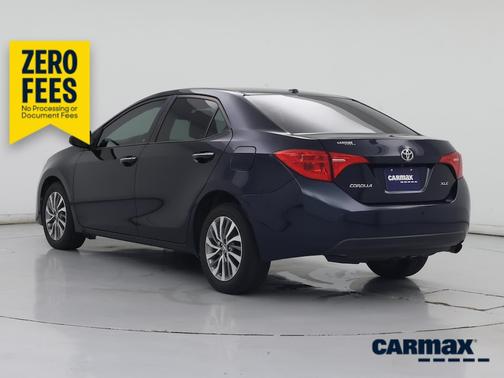 Blue 2017 Toyota Corolla XLE