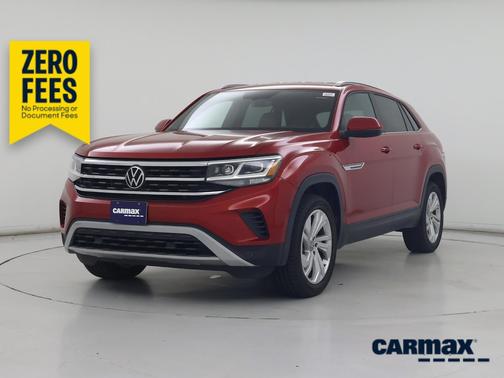 Red 2020 Volkswagen Atlas Cross Sport SE