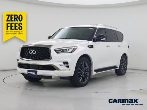 White 2021 INFINITI QX80 Premium Select