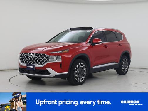 Red 2023 Hyundai SANTA FE HEV SEL Premium