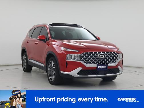Red 2023 Hyundai SANTA FE HEV SEL Premium