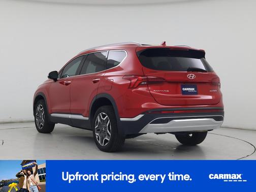 Red 2023 Hyundai SANTA FE HEV SEL Premium