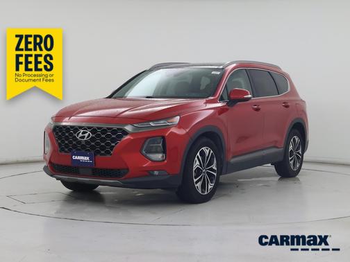 Red 2020 Hyundai SANTA FE Limited