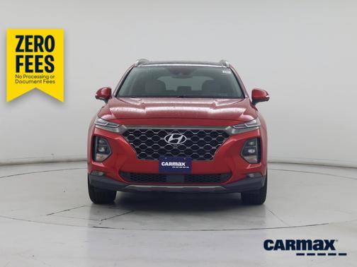 Red 2020 Hyundai SANTA FE Limited