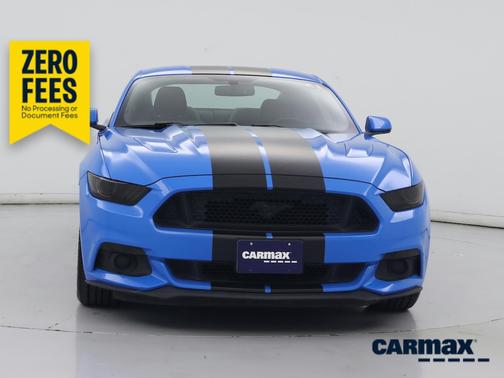 Blue 2017 Ford Mustang GT Premium