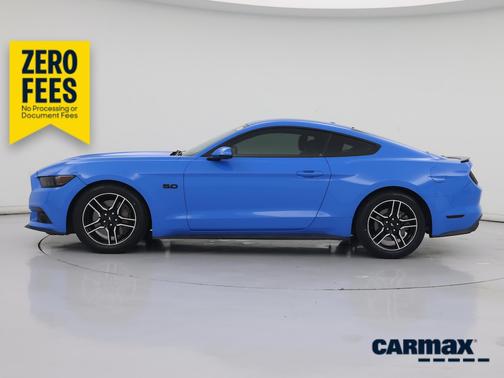 Blue 2017 Ford Mustang GT Premium