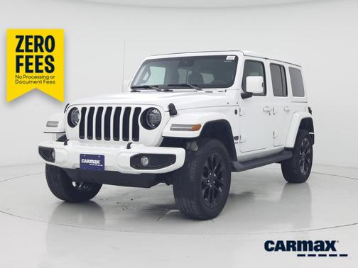 White 2021 Jeep Wrangler Unlimited Sahara High Altitude
