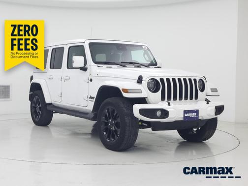 White 2021 Jeep Wrangler Unlimited Sahara High Altitude