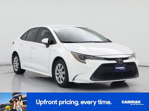 White 2021 Toyota Corolla LE