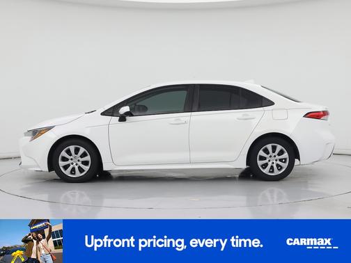 White 2021 Toyota Corolla LE