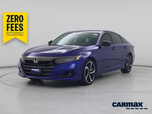 Blue 2021 Honda Accord Sport SE