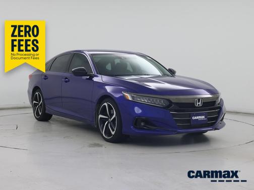 Blue 2021 Honda Accord Sport SE