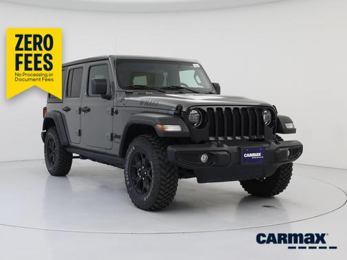 Gray 2022 Jeep Wrangler Unlimited Willys