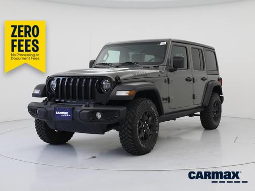 Gray 2022 Jeep Wrangler Unlimited Willys
