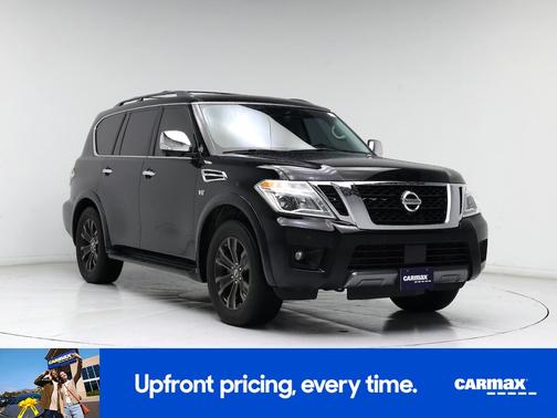 Black 2019 Nissan Armada Platinum