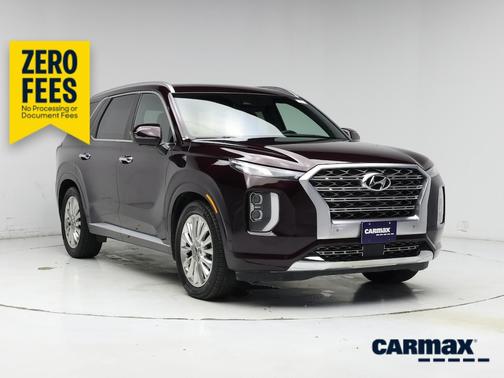 Burgundy 2020 Hyundai PALISADE Limited