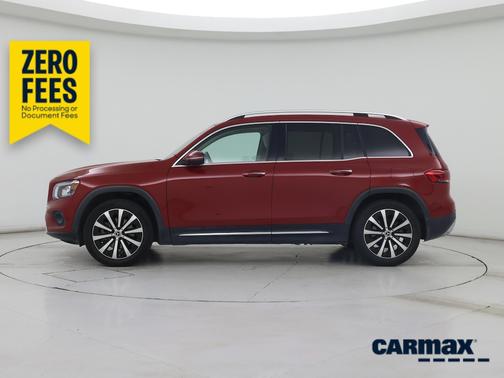 Red 2021 Mercedes-Benz GLB 250