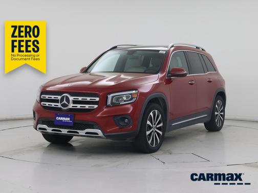 Red 2021 Mercedes-Benz GLB 250